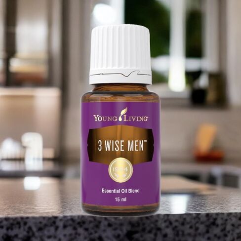 Young Living 3 Wise Men - 15ml - Spiritual Awareness Essential Oil Blend for Peaceful Sleep, Relaxation, and Meditation - Almond Oil Base Aromatherapy in Kuwait