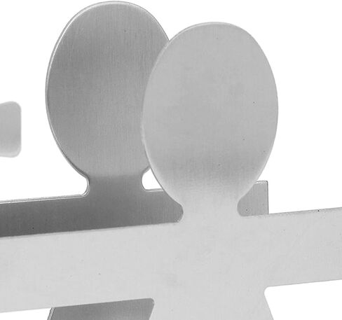 Napkin Holder, Standing Table Napkin Holder Standing Figure Boy and Girl Tissue Dispenser for Indoor Outdoor Dinner Kitchen Restaurant Home Bar(Gray) in Saudi Arabia