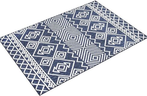 سجادة NuLOOM Celine Aztec للأماكن الداخلية/الخارجية، مقاس 5x8، أزرق in Saudi Arabia