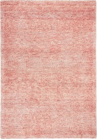 TOWN & COUNTRY LUXE Rita Ribbed Textured Hand Tufted 100% Wool Area Rug, Taupe/Ivory, 8"x10" in Kuwait