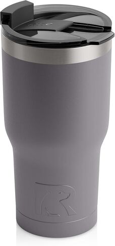 RTIC 20 oz Insulated Tumbler Stainless Steel Coffee Travel Mug with Lid, Spill Proof, Hot Beverage and Cold, Portable Thermal Cup for Car, Camping, Graphite in Kuwait