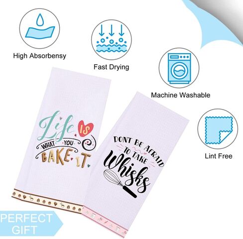 LXOMILL Funny Kitchen Towels for Men, Women, BBQ Grilling Cooking Dish Towels, Funny Birthday Gifts for Husband, Dad, Boyfriend, Friend, Hilarious Gag Gift for Chefs in Saudi Arabia