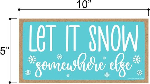 Honey Dew Gifts, Santa Please Stop Here, 10 inch by 5 Inch, Wood Home Sign, Funny Christmas Signs, Home Decor, Holiday Gifts, Christmas Door Decorations, 75575 in Saudi Arabia