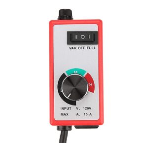 Variable Speed Controller, 120V Router Fan Speed Governor Variable Adjuster Electric Motor Rheostat for Hydroponic Inline Fan Exhaust