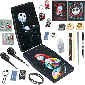 Disney The Nightmare Before Christmas Advent Calendar 2024, Countdown Calendar for Women & Teens (Black/Multi)