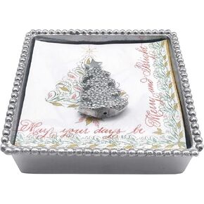 Dotty Tree Beaded Napkin Box