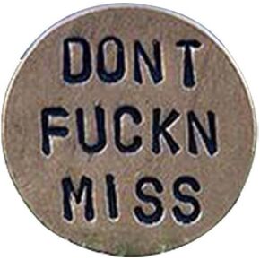 1Pc Brown Funny Golf Ball Marker for Men Adult Humor Novelty Golf Ball Markers with Funny Words Unique Golf Gag Gifts for Men or Women Golfers, Golf Ball Markers, Golf