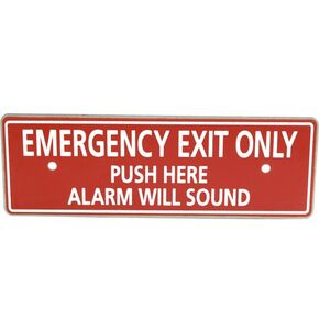 DETEX Corporation Emergency Exit Alarm Paddle Bar Plate ECL-8220