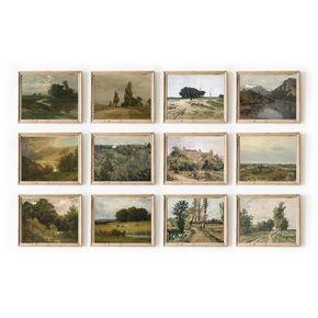 Vintage French Art Prints - French Kitchen Wall Decor, Vintage Art Wall Decor, Vintage Farmhouse Decor, French Country Artwork, Vintage Botanical Wall Art Wall Art Neutral Set 12 (8x10 UNFRAMED)