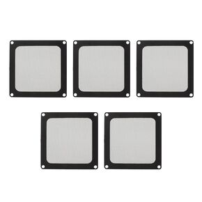 5Pcs PC Fan Dust Filter, 90x90mm PC Dust Filter, Magnetic Frame Dustproof Case Cover, for Computer PC Case