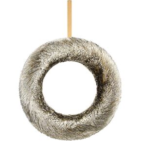 Hoteam اكاليل عيد الميلاد الزينة للباب الأمامي 12.6 بوصة قطرها يدويا زخرفة عيد الميلاد مع قاعدة حلقة صلبة لنافذة المنزل جدار المزرعة داخلي في الهواء الطلق عطلة الطرف الامدادات in Kuwait