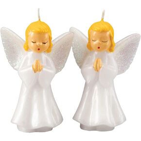 Decorative Festive Praying Cherub Angel Set