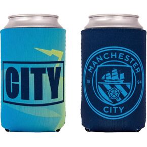Manchester City Can Insulator Beverage Cooler Man City MCFC Football Soccer Foam Beverage Holder (1)