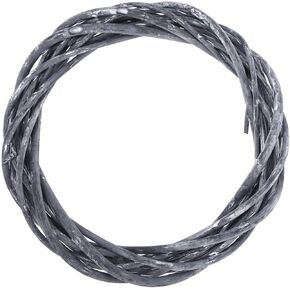 FOMIYES Natural Grapevine Wreath Vine Branch Wreath Wicker Wreath Frame Rattan Wreath for Christmas Wedding Party Decor, Front Door Wall Hanging 30cm