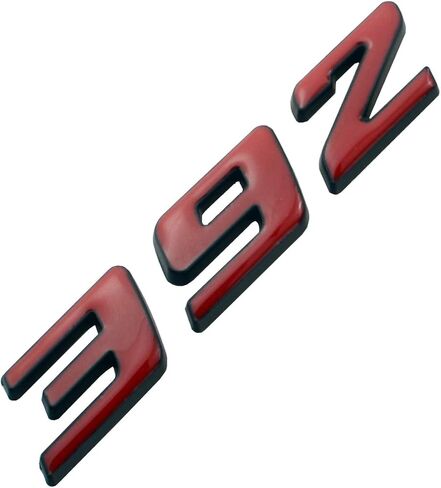 2pcs 392 Emblem, Badge Decal 3D Logo for 392(Black) in Saudi Arabia