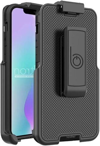 BELTRON Case with Belt Clip for iPhone 12 Pro Max, Slim Full Protection Heavy Duty Hybrid Case & Rotating Belt Clip Holster w/Built in Kickstand for iPhone 12 Pro Max 6.7 (Gunmetal Grey) in Saudi Arabia
