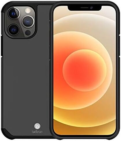 BELTRON Case with Belt Clip for iPhone 12 Pro Max, Slim Full Protection Heavy Duty Hybrid Case & Rotating Belt Clip Holster w/Built in Kickstand for iPhone 12 Pro Max 6.7 (Gunmetal Grey) in Saudi Arabia