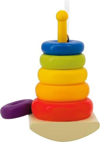 Hallmark Mattel Fisher Price Baby's First Stacker 2024 Christmas Ornament in Saudi Arabia