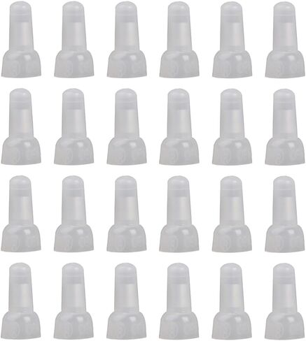 1000pcs Ce1 Crimping End Wire Connectors Crimp Terminals Wire Caps Closed End Crimp Electrical Wire Caps Crimp Connector Wire Crimp White Standard Aluminum Tube in Saudi Arabia