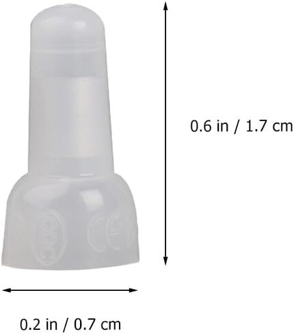 1000pcs Ce1 Crimping End Wire Connectors Crimp Terminals Wire Caps Closed End Crimp Electrical Wire Caps Crimp Connector Wire Crimp White Standard Aluminum Tube in Saudi Arabia