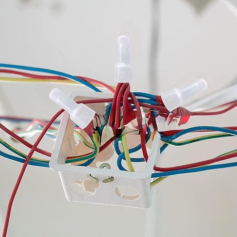 1000pcs Ce1 Crimping End Wire Connectors Crimp Terminals Wire Caps Closed End Crimp Electrical Wire Caps Crimp Connector Wire Crimp White Standard Aluminum Tube in Saudi Arabia