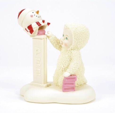 Department 56 Snowbabies PEZ Dispenser Say Ahhh Figurine, 3.94 Inch, Multicolor in Saudi Arabia