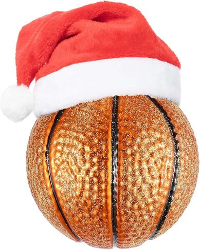 3.15" Christmas Ornament Basketball Glass Blown Ornaments for 2024 Christmas Tree Decoration - Christmas Ball Ornaments Balls for Xmas Holiday Party Tree Decoration in Saudi Arabia