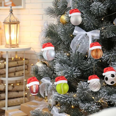 3.15" Christmas Ornament Basketball Glass Blown Ornaments for 2024 Christmas Tree Decoration - Christmas Ball Ornaments Balls for Xmas Holiday Party Tree Decoration in Saudi Arabia