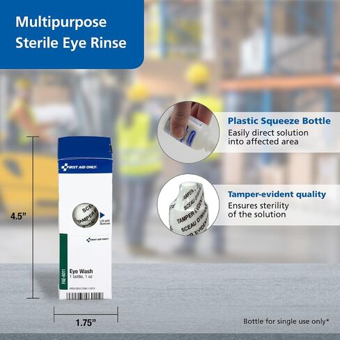 First Aid Only Eye Wash, 1 Fluid Ounce in Saudi Arabia