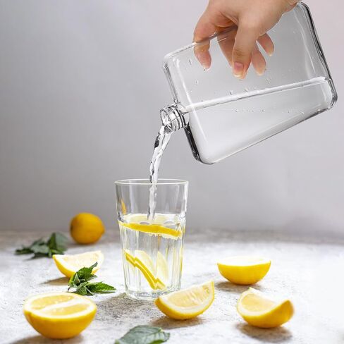 عبوتان من زجاجة مياه مسطحة، زجاجة مياه مربعة خالية من مادة BPA سعة 16 أونصة مع غطاء مانع للتسرب، قارورة جيب محمولة رفيعة لزجاجة المياه للمحفظة، والسفر، والرياضة، وصالة الألعاب الرياضية، واللياقة البدنية in Kuwait