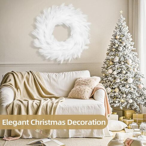 24" Pampas Grass Wreaths, Artificial Bohemian Wreath for All Seasons, Boho Wall Decor, Front Door Farmhouse Boho Home Decor for Christmas, Spring, Fall, Wedding, Bathroom, Party Table DIY Decoration in Saudi Arabia