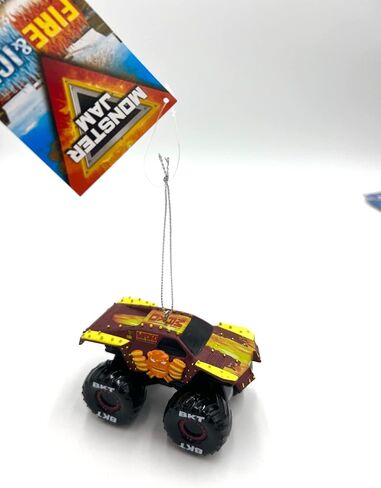 Monster Jam® El Toro Loco Ice and Max D Truck Ornaments, 2 Assorted in Saudi Arabia