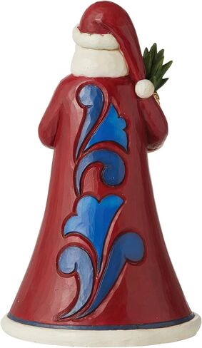 Enesco Jim Shore Heartwood Creek South Carolina Red and Blue Santa Figurine, 7.25 Inch, Multicolor in Saudi Arabia