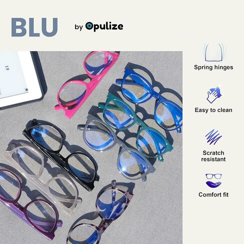 OPULIZE Blue Light Reading Glasses 2 Pack in Saudi Arabia