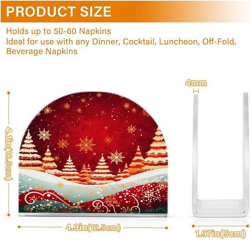 Napkin Holders,Standing Napkin Holder Gomes Christmas Trees for Kitchen Counter, Dining Table, Bathroom and More in Saudi Arabia