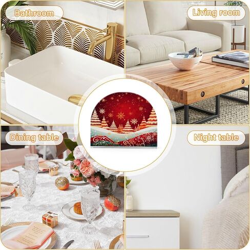 Napkin Holders,Standing Napkin Holder Gomes Christmas Trees for Kitchen Counter, Dining Table, Bathroom and More in Saudi Arabia