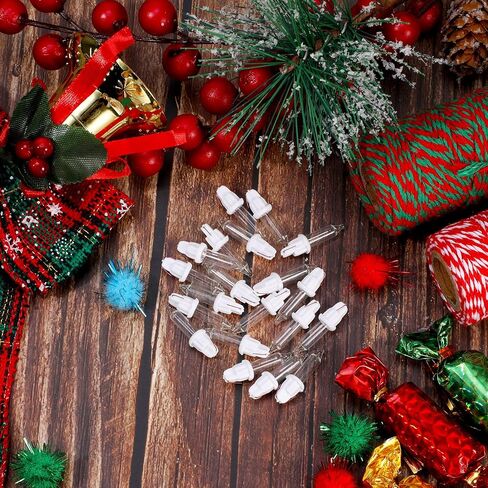 Mudder Christmas Clear استبدال مصابيح الإضاءة الصغيرة المتوهجة 3.5 فولت أضواء زجاجية صغيرة مع قاعدة بيضاء، 0.125 أمبير، 0.43 واط (100 قطعة) in Saudi Arabia