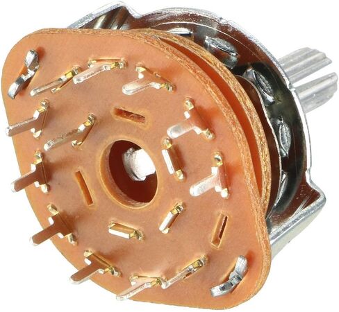 uxcell 1P11T 1 Pole 11 Position Selectable Single Deck Band Channel Rotary Switch Selector in Saudi Arabia
