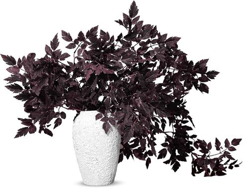 giegxin 2 حزمة 31 "اصطناعية cimicifuga أوراق النبات رذاذ فو البرقوق cimicifuga راموسا ورقة فرع الخريف cimicifuga ينبع للمنزل زهرية الجدول الزفاف مزرعة رف الحصاد ديكور داخلي in Kuwait