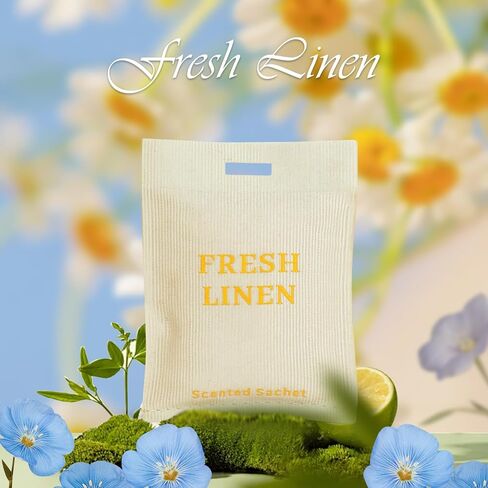 كيس معطر الهواء من LA BELLEFÉE، أكياس معطرة للسيارة، مشبك معطر هواء للسيارة بالفانيليا وجوز الهند للنساء، كيس معطر للدرج والخزانة، معطر هواء السيارة للمنزل in Kuwait