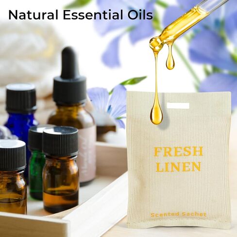 كيس معطر الهواء من LA BELLEFÉE، أكياس معطرة للسيارة، مشبك معطر هواء للسيارة بالفانيليا وجوز الهند للنساء، كيس معطر للدرج والخزانة، معطر هواء السيارة للمنزل in Kuwait