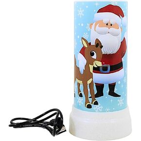 Roman Led Rudolph Santa Candle with Cord