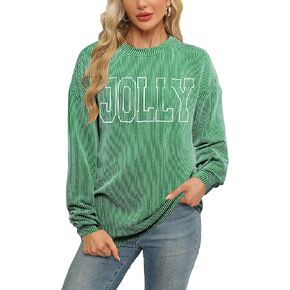 Women Merry Shirt Christmas Long Sleeve Shirt Merry Letter Print Pullover Holiday Sweatshirt Xmas Gifts Pullover Top