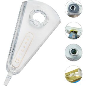 4 in 1 Jar and Bottle Opener, Beer Can Soda Water Bottle Lid Opener for Weak Hands, Solid Plastic Seniors Multifunctional KitchenAid, Multi Magnetic Kitchen Tool for Jelly Jars, Clear