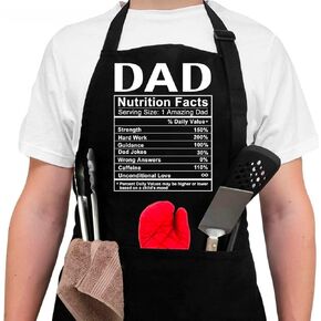 NewEleven Gift For Men, Dad, Husband, Him - Aprons For Men With Pockets