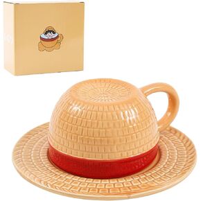 Novelty Creative Anime One Piece Fun Coffee Mugs Ceramic Coffee Tea Milk Cup Office Cup Gift for Adults Kids Birthday
