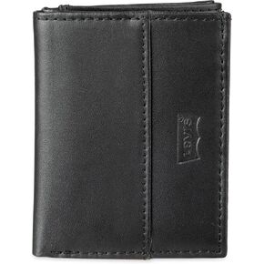 Levi's Men's Trifold Wallet-Sleek and Slim Includes Id Window and Credit Card Holder