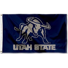 Utah State Aggies USU Big Blue University Large College Flag