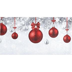 Christmas Rugs Fluffy Bath Rugs, Silver Winter Teal Turquoise Snowflakes Christmas Bathroom Rug Kitchen Rug Soft Fuzzy Mat Carpet ShaggyShower Rug Water Absorbent