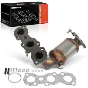 A-Premium Front Right Exhaust Manifold Catalytic Converter Kit Direct-Fit Compatible with Toyota Camry 2002-2006 & Lexus ES300 2002-2003, 3.0L, EPA Compliant, Replace# 1714020070, 1714020100